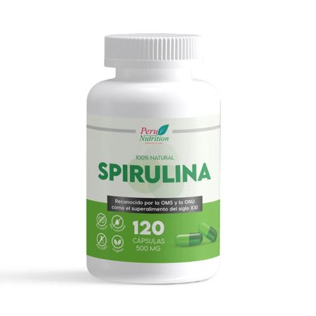 Spirulina Perú Nutrition 120 Capsulas