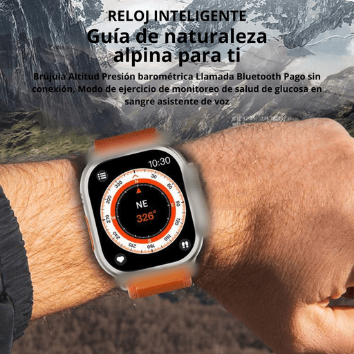 Smart Watch Hello Watch 3 Ultra Alta Gama-Reloj Inteligente - Negro  GENERICO