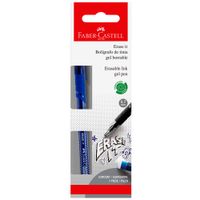Lapicero FABER CASTELL Tinta Borrable Azul 1un