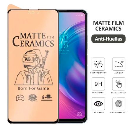 Mica para Tecno Camon Spark S Protector Ceramica Mate Resistente a Caidas y Golpes