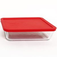 Pyrex Fte Rect 6Tz 1.42Lt T.Plast Roja