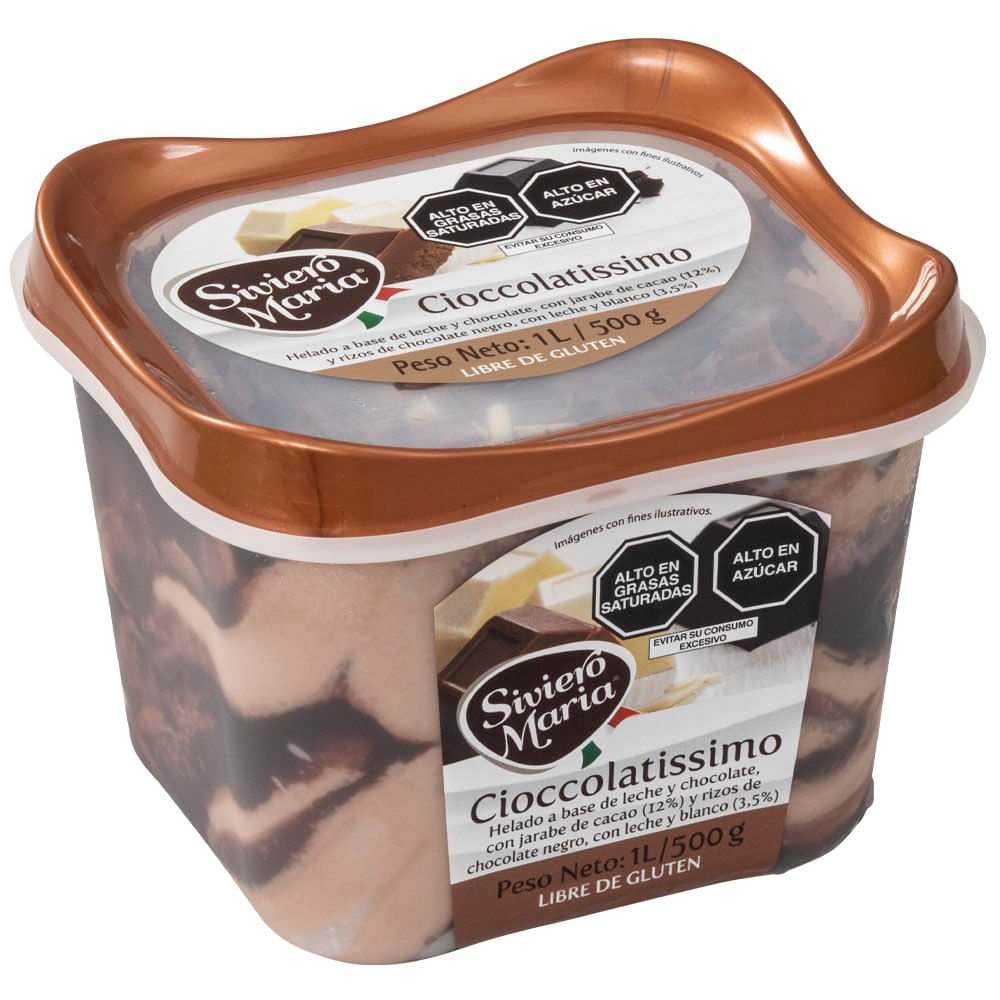 Helado SIVIERO MARIA Cioccolatissimo 1L