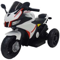 Motocicleta a Batería de Juguete BABY KINGDOM BZ1166 Blanco