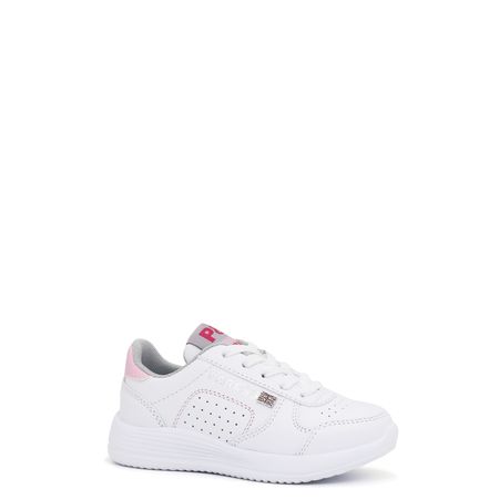 Zapatillas Escolar de Cuero Par&ss CE23-191 Blanco Rosado Zapatillas Escolar Par&ss CE23-191 Blanco Rosado Talla 28