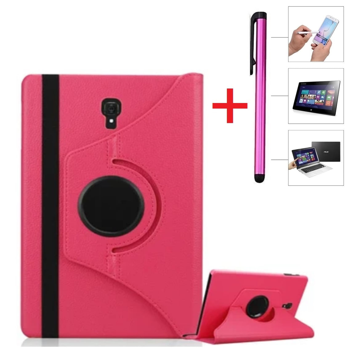 Funda Flip Cover 360° + Lapiz Optico Tactil para Samsung Tab A 10.5 SM-T590