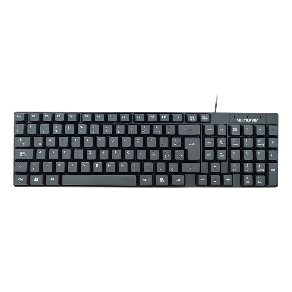 Teclado Clásico Slim USB Multilaser