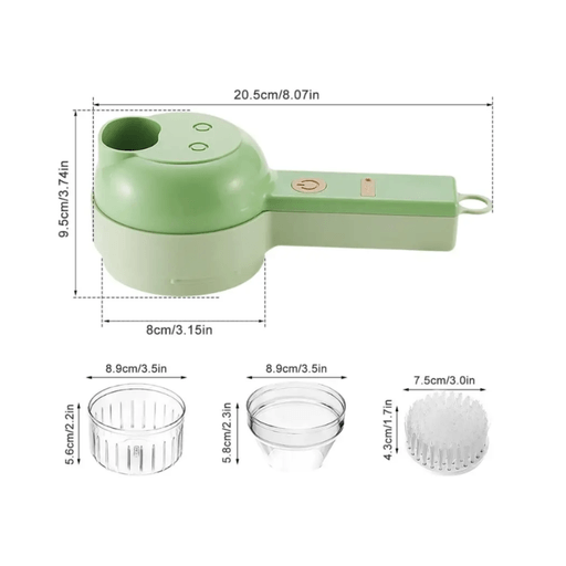 Picador Electrico Multiuso para Cocina Verde I Oechsle - Oechsle