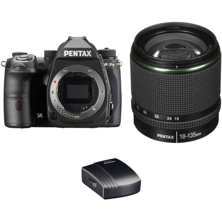 Cámara Dslr Pentax K 3 Mark Iii con Lente 18 135Mm y Kit Gps