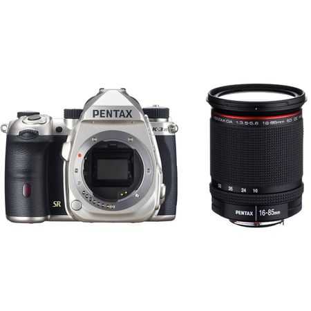 Cámara Dslr Pentax K 3 Mark Iii con Kit de Objetivo 16 85Mm Plata