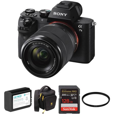 Cámara Mirrorless Sony A7 Ii con Lente 28 70Mm y Kit de Accesorios