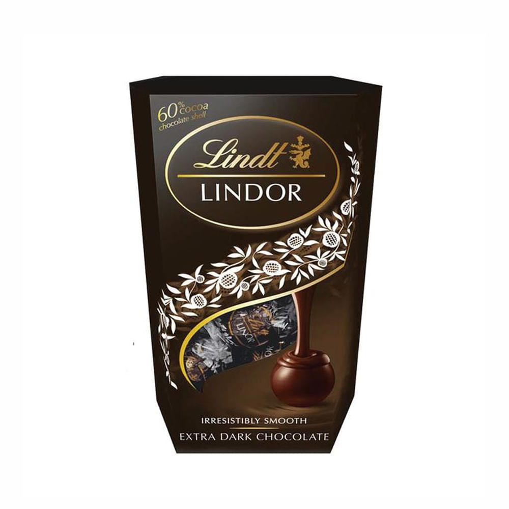 Chocolate Lindt Lindor Extra Dark Caja 200g Plazavea Supermercado 3484
