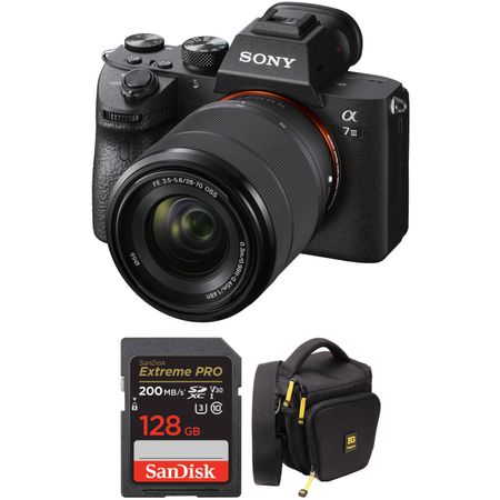 Cámara Sony A7 Iii sin Espejo con Lente de 28 70 Mm y Kit de Accesorios