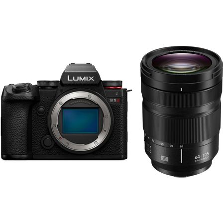 Kit de Cámara sin Espejo Panasonic Lumix S5 Ii con Lente 24 105Mm F 4