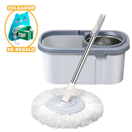 Balde Trapeador Cuadrado PL Y Colgador Escobas N60 Oso CL