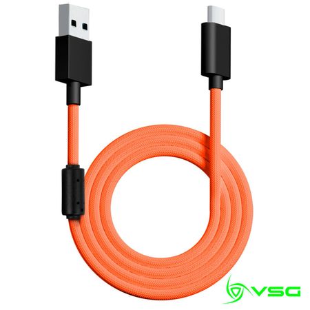 Cable USB tipo-C VSG Naranja Eclipse