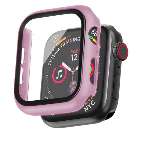 Case 360 Glass Para Apple Watch 40mm Fucsia