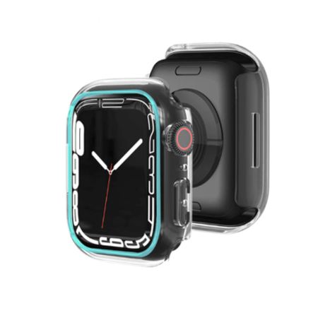 Case  Neón Fosforecente Celeste 38mm Para Smart Watch Case Neón Fosforecente Celeste 38mm Para Smart Watch