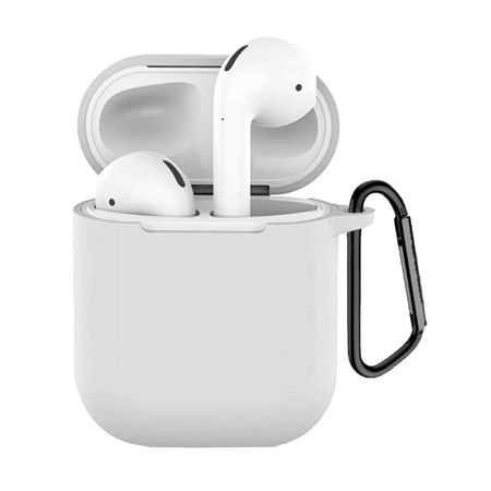 Silicone Case Con Gancho Para Airpods 3 Blanco