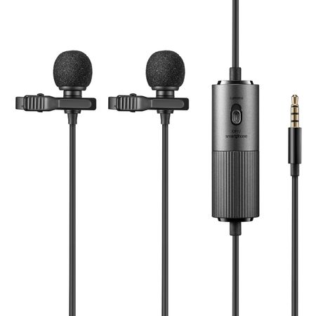 Micrófono Lavalier Dual Omnidireccional Godox Lmd 40C