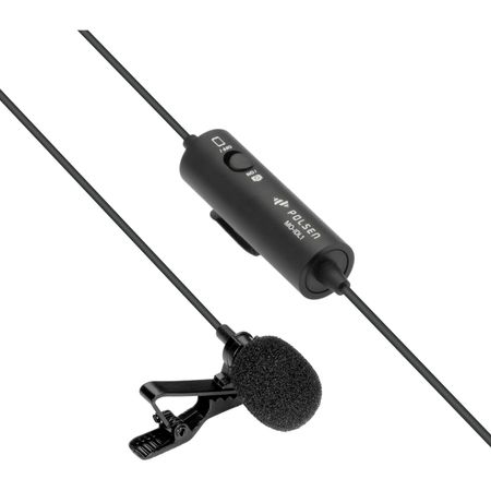 Micrófono Lavalier Omnidireccional Polsen Mo Idl1 Mk2 para Cámaras Dslr y Smartphones Cable de 20 P