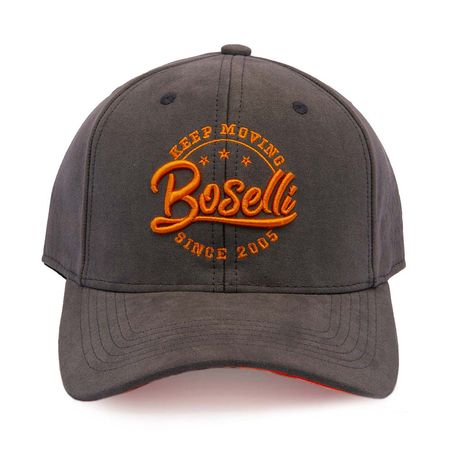 Gorra Boselli 3B003 Cuero Color Gris
