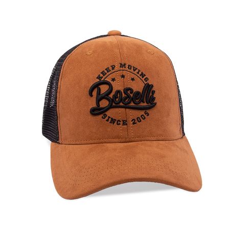 Gorra Boselli 3BM002 Cuero Color Marrón