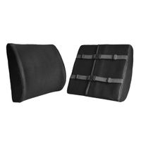Cojín Lumbar Black Magic Memory Foam Teraflex 36x34x13cm