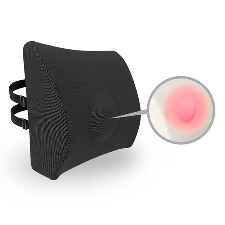 Cojín Lumbar Smart Corrector de Postura Memory Foam Teraflex 35x33x12cm
