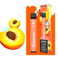 Vape Electrónico Plus 800 Puffs Sabor Durazno Helado Descartable
