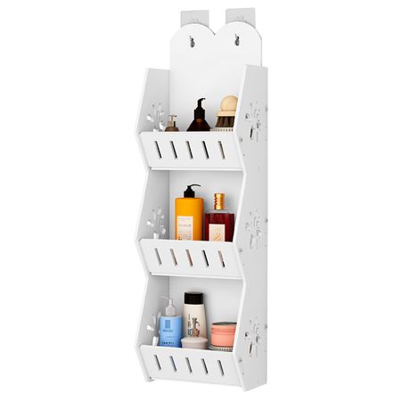 Organizador de Maquillaje Cosméticos Cremas Repisa Flotante Pared J19