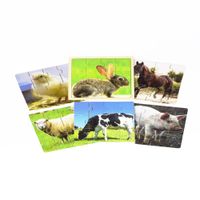 Juguete Didáctico Rompecabezas de Animales de la Granja para Niños