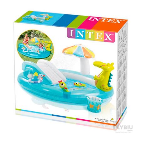 Alberca Intex de Color Azul Transparente