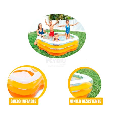 Atractiva Piscina Hexagonal para Interior y Exterior