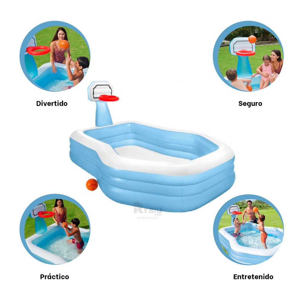 Aro De Baloncesto Para Piscina – Altura Ajustable De 70 A 138 Cm, Base Estable, Ideal Para Niños Y Adultos, Juego Acuático De Verano