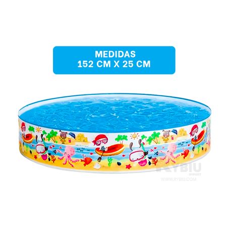 Piscina de Vinilo con Estampado de Animales para Niños