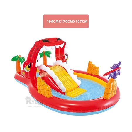 Piscina Inflable Happy Dino para Niños