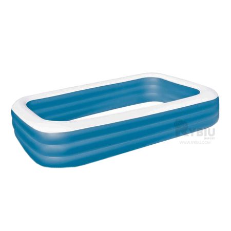 Piscina Inflable Rectangulo de Color Celeste