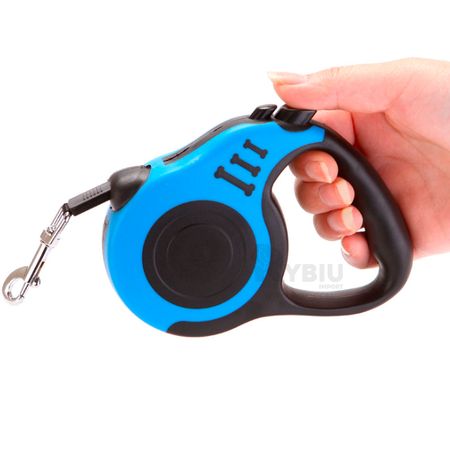 Larga Cuerda Retractil de Color Azul