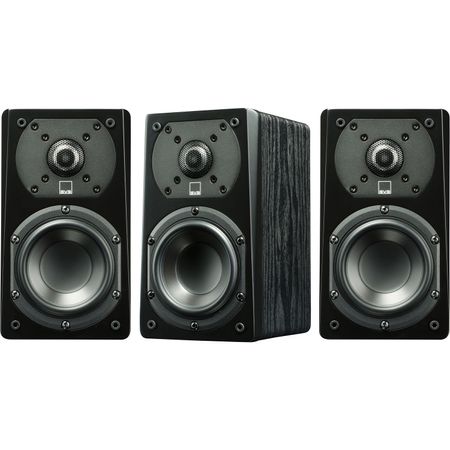 Altavoces de Estantería de 2 Vías Svs Prime Satellite Premium Black Ash Paquete de 3