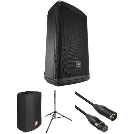 Altavoz Activo Jbl Eon715 con Kit de Cubierta Soporte y Cable