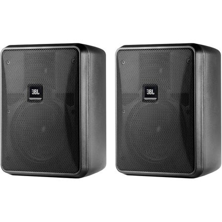 Par de Altavoces Jbl Control 25 1 Compactos para Interior Exterior Fondo Primer Plano Negro