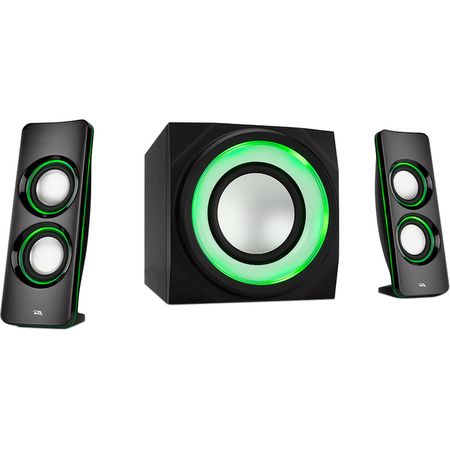 Sistema de Altavoces con Led Ca 3712Bt 2.1 Channel Bluetooth de La Marca Cyber Acoustics