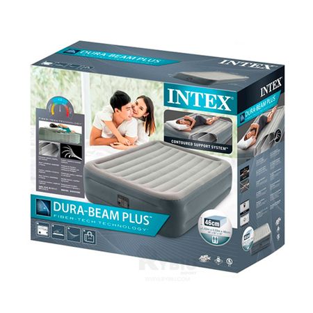 Pieza Queen Intex de Anti Acaros de Color Gris