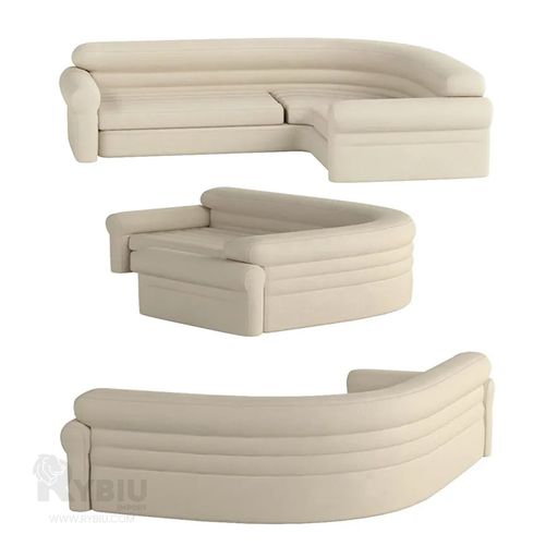 Sofa Hinchable Rinconero de Color Bronceado I Oechsle - Oechsle