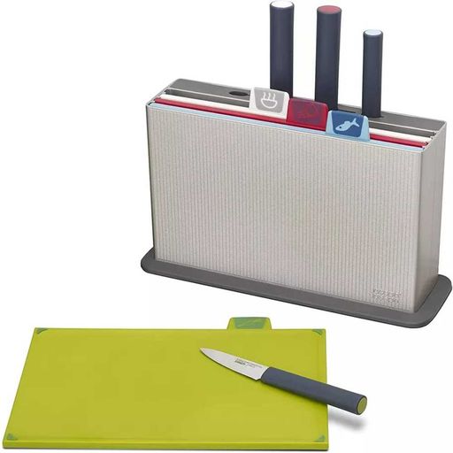 Set de Cuchillos Cocina + Tabla de Picar