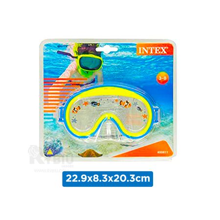 Lentes de Buceo para Niños de Policarbonato Azul