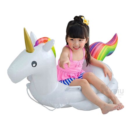 Flotador en Forma de Unicornio con Diseño Multicolor