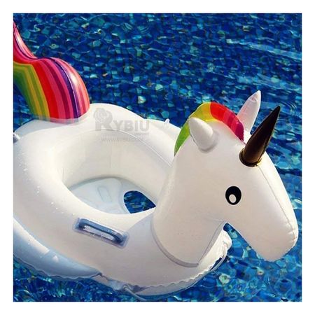 Flotador Inflable de Piscina de Unicornio Divertido