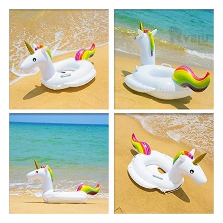 Unicornio Inflable con Asa Ideal para Niños