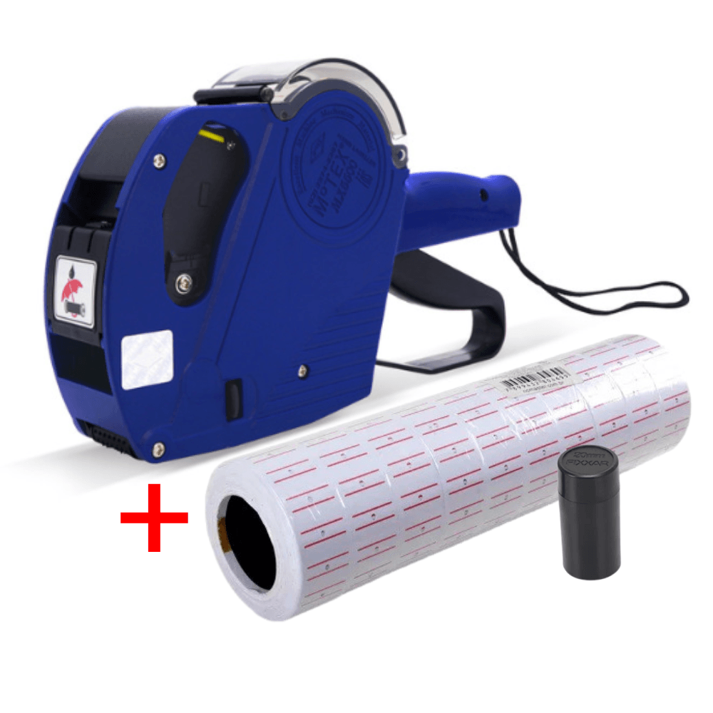 Etiquetadora De Precios Pistola Fechador Precios Mx5500 Paquete Completo